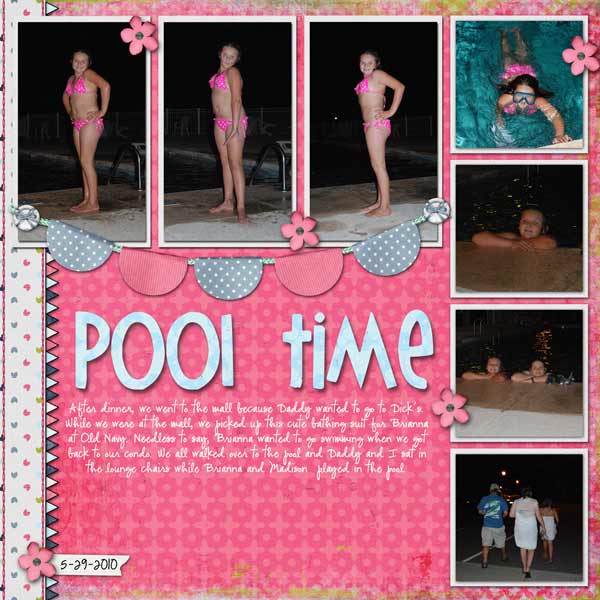 pool time