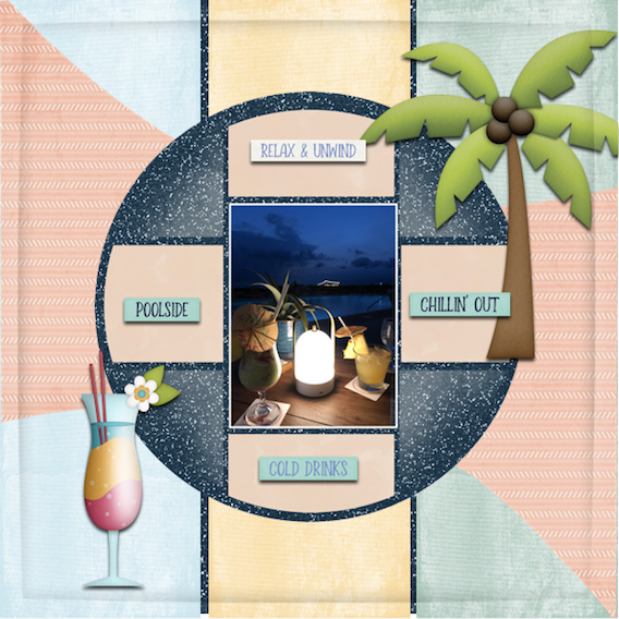 Poolside cocktails