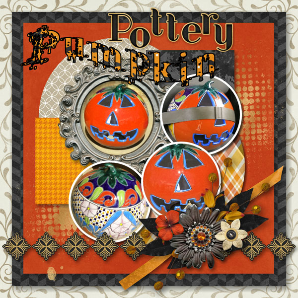 Pottery Pumpkin