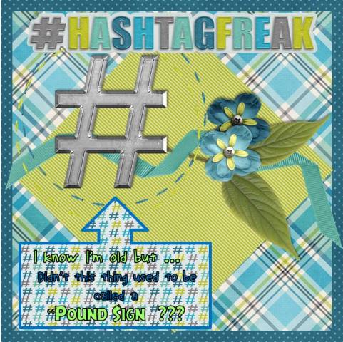 Pound Sign - April 2016 Mini Kit Challenge