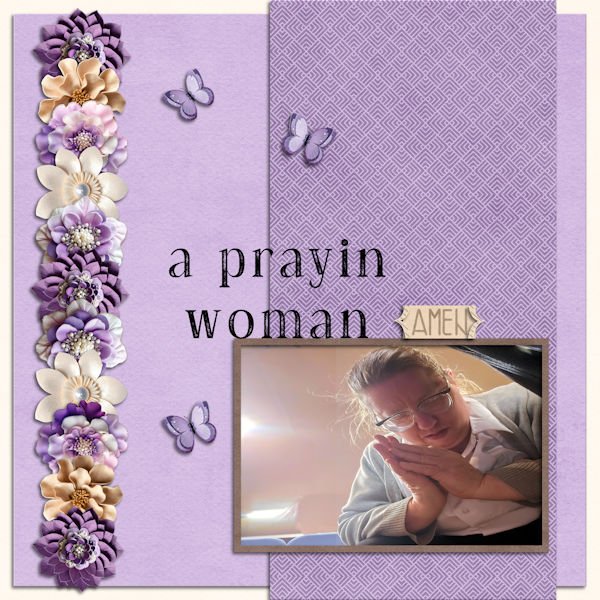 prayin woman