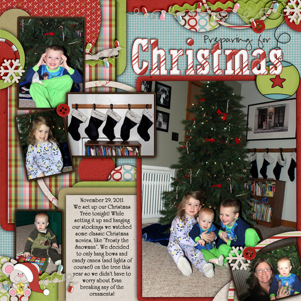 preparing for Christmas