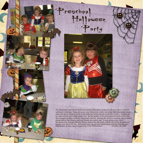 Preschool Halloween Party Left