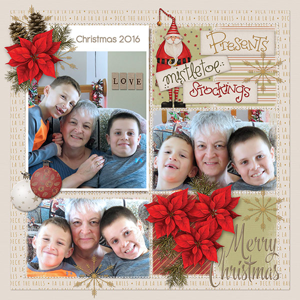 Presents Mistletoe Stockings