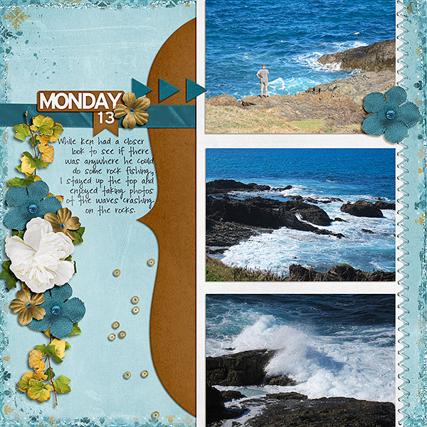 Pretty Blue Seashore