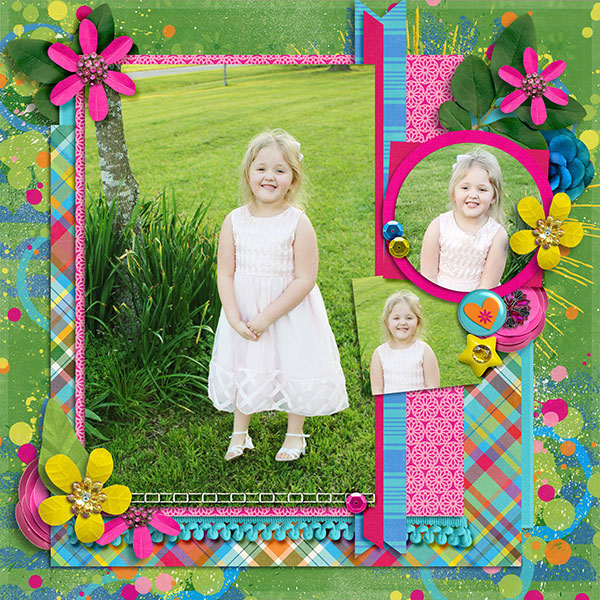 Pretty Girl on Easter Day