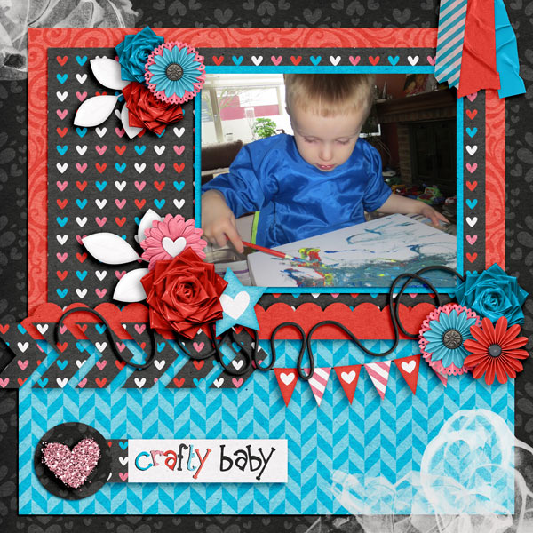 Pretty in Green - Crafting Love / Jen C Designs - Memory Makers VL3 TP1