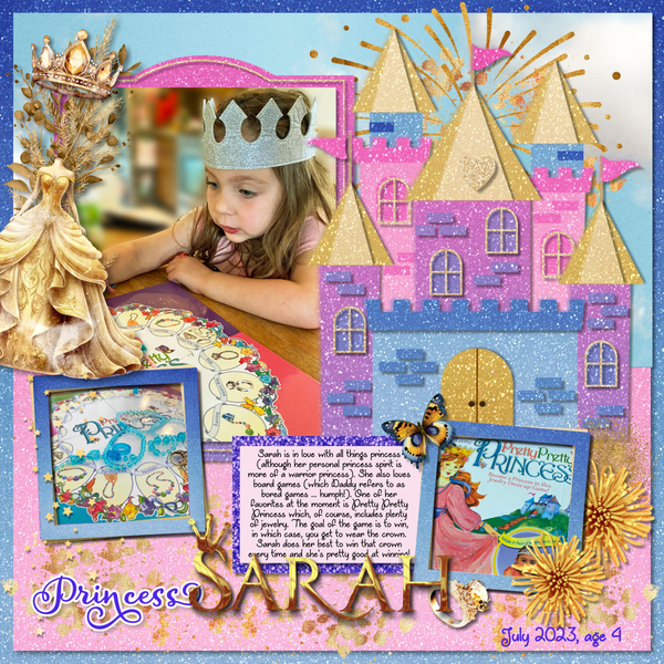 Pretty Pretty Princess Sarah