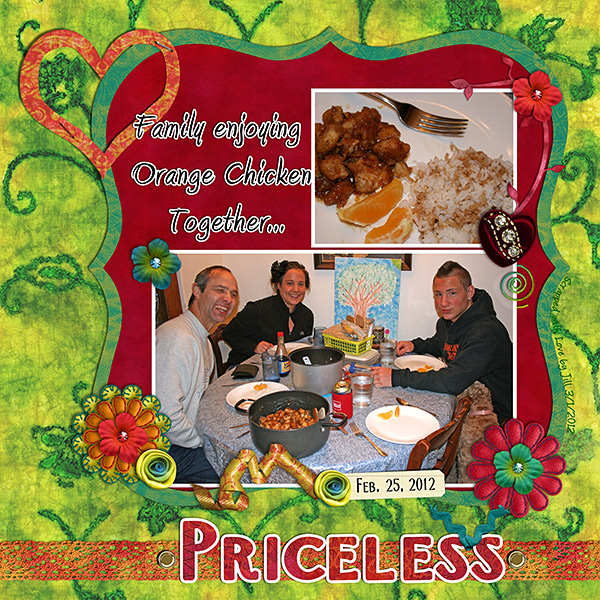 Priceless - page 2 (right-hand page)