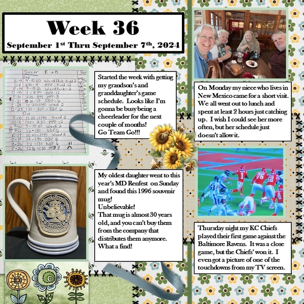 Project 365 Challenge - Week 36