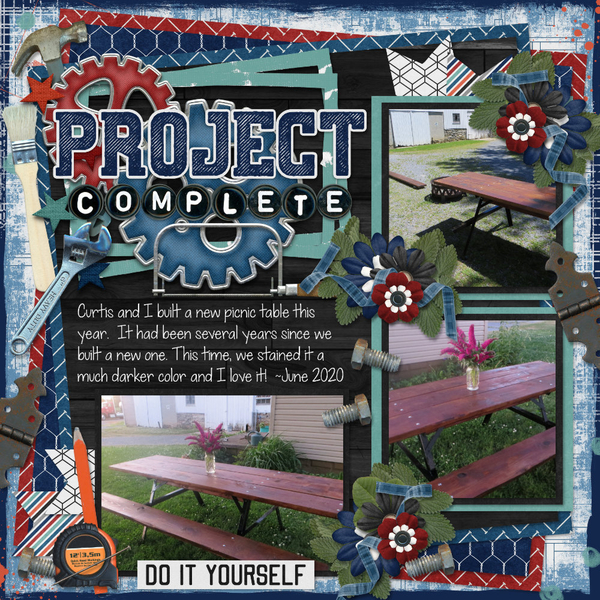 Project Complete {picnic table}