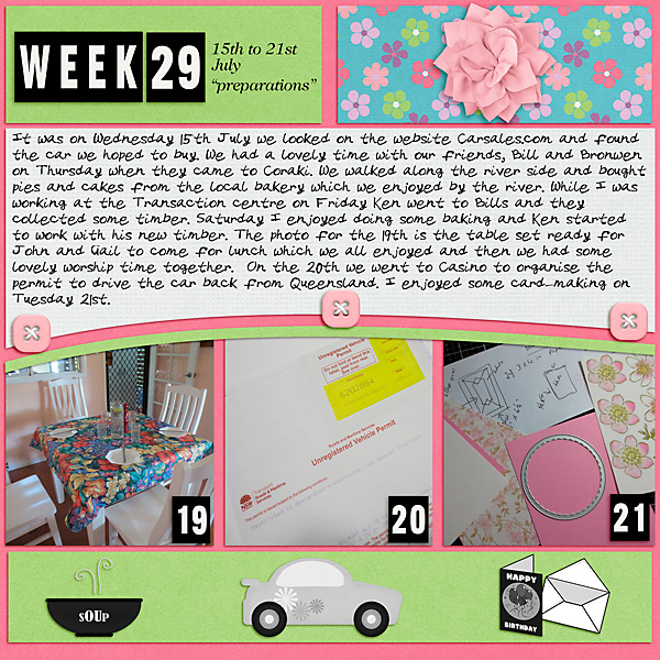 Project Life 2020 - Week 29