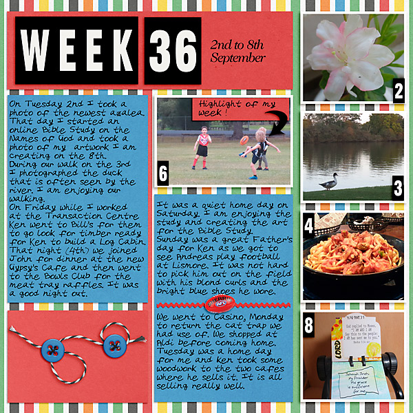 Project Life 2020 - Week 36