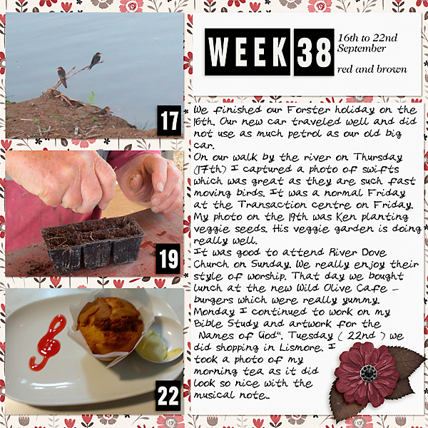 Project Life 2020 - Week 38