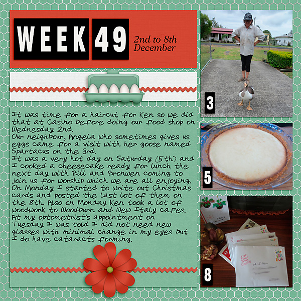 Project Life 2020 Week 49