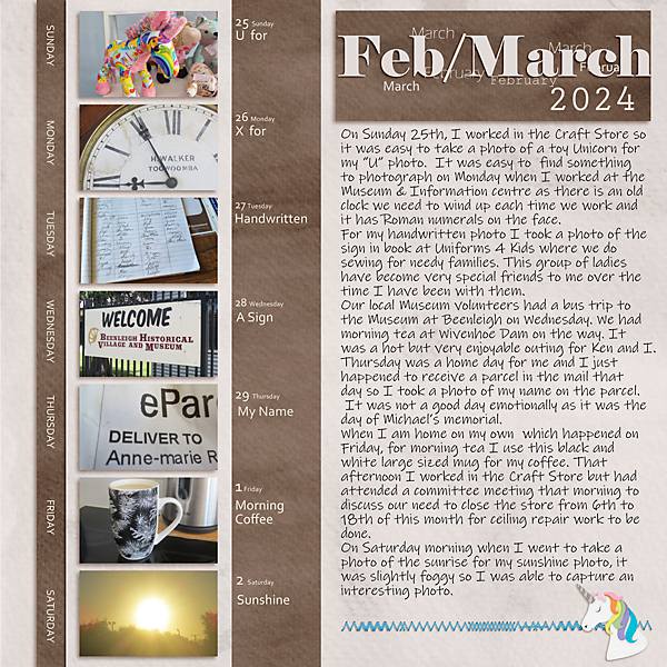 Project Life 2024 25th Feb to 2nd March