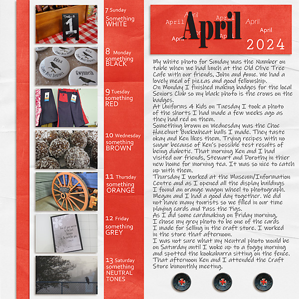 Project Life 2024 April 7-13