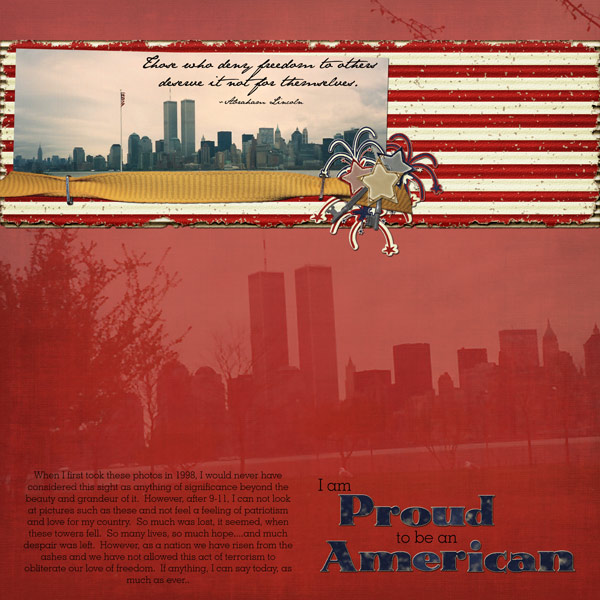Proud to be an American