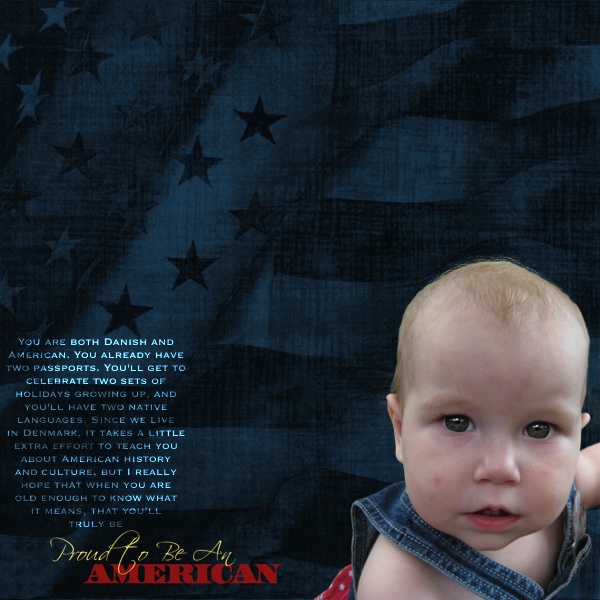 Proud to be an American