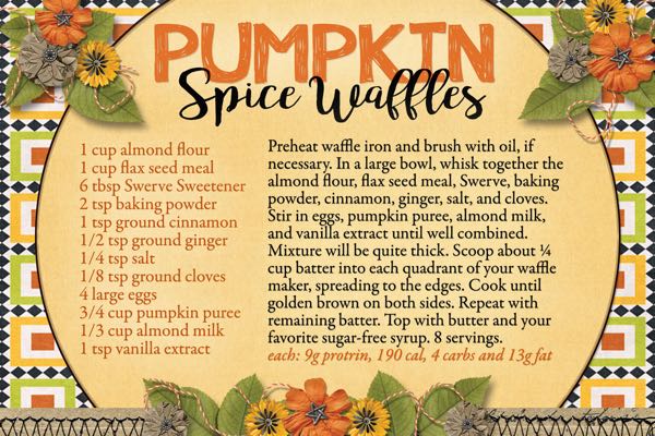 Pumkin Spice Waffles