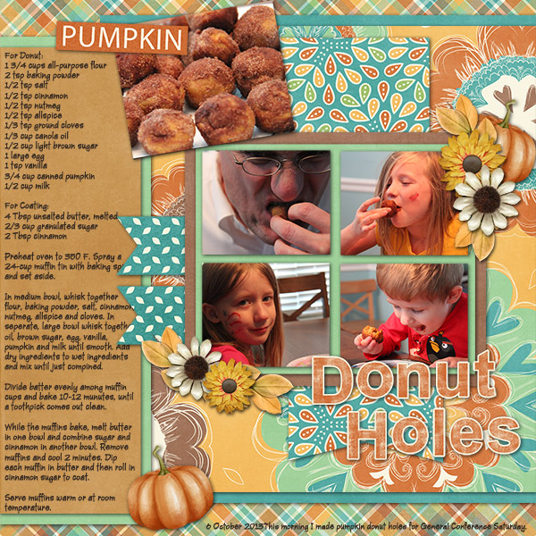 Pumpkin Donut Holes