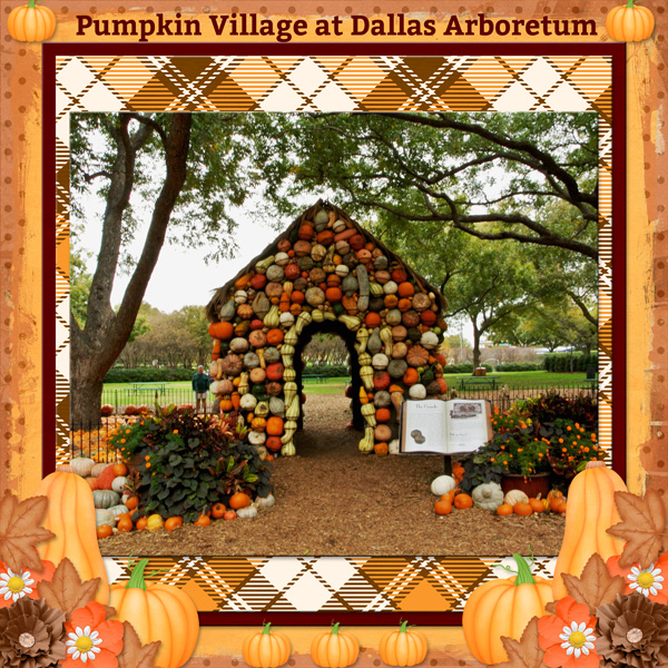 Pumpkin Village at Dallas Arboretum
