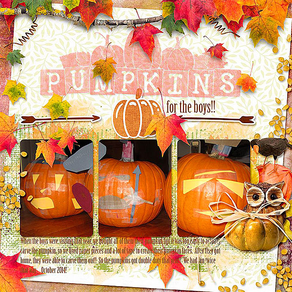 Pumpkins for the Boys