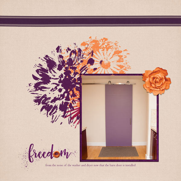 Purple Barn Door