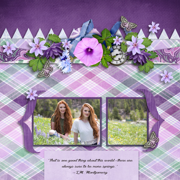 Purple Passion Collection and Brackets, Oh My! 1 Templates by Aimee Harriso