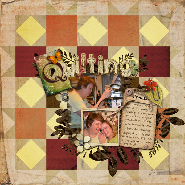Quilting with Mom