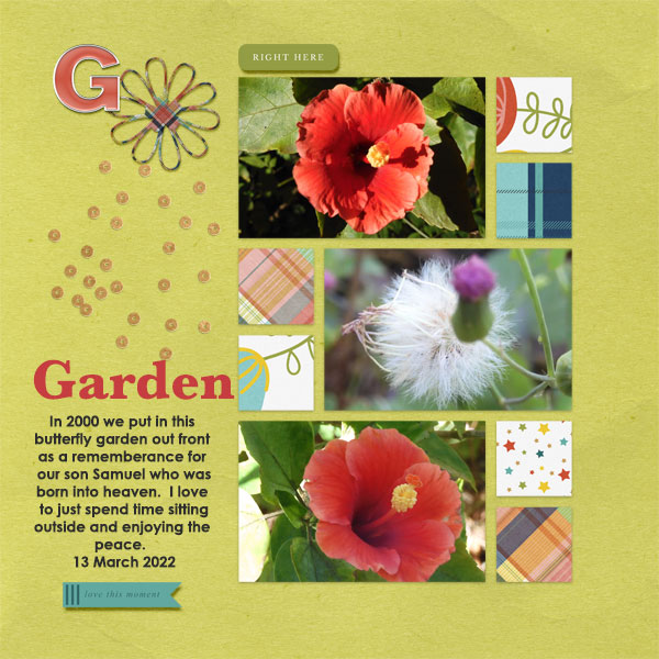 Quirky Me - G is for Garden