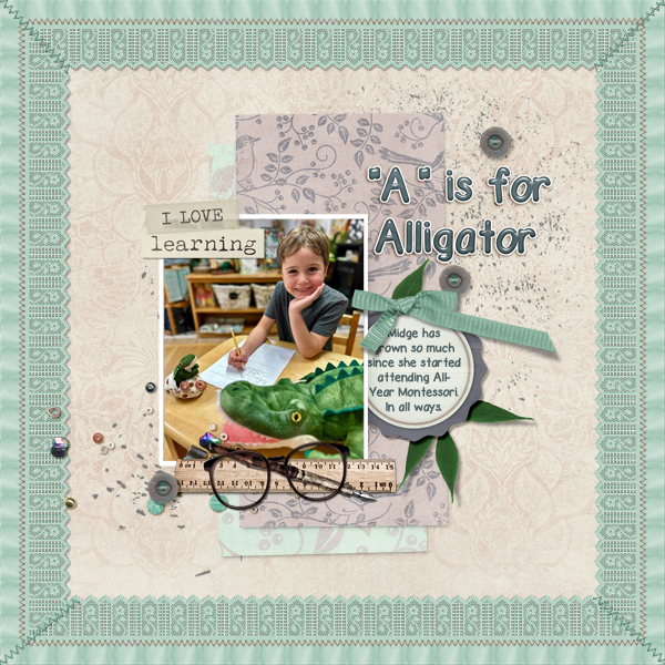 "A" is for Alligator