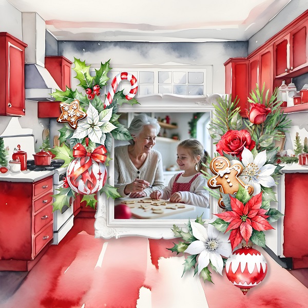 "Cookies for santa" d'Ilonka's designs  https://store.gingerscrap