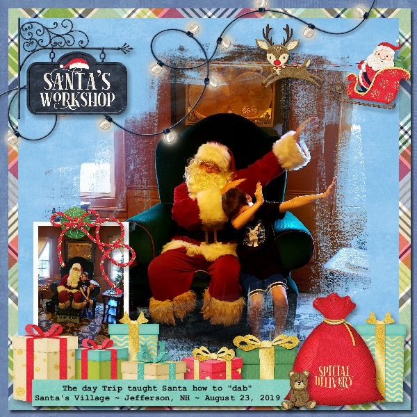 "Dabbing" Santa