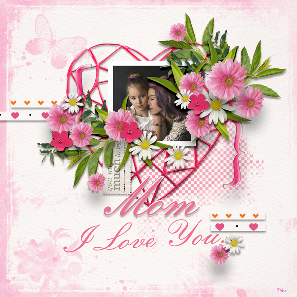 "Mom, I Love You" de CarolW Designs