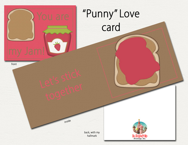 "Punny" Love Card