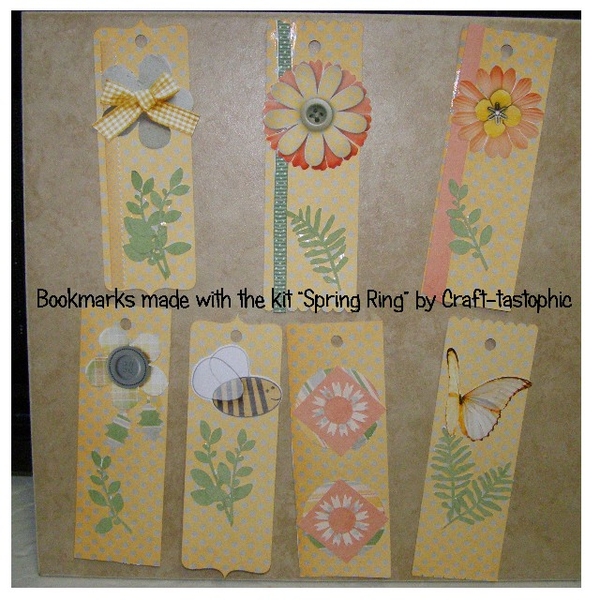 +quot;Spring Ring+quot; bookmarks