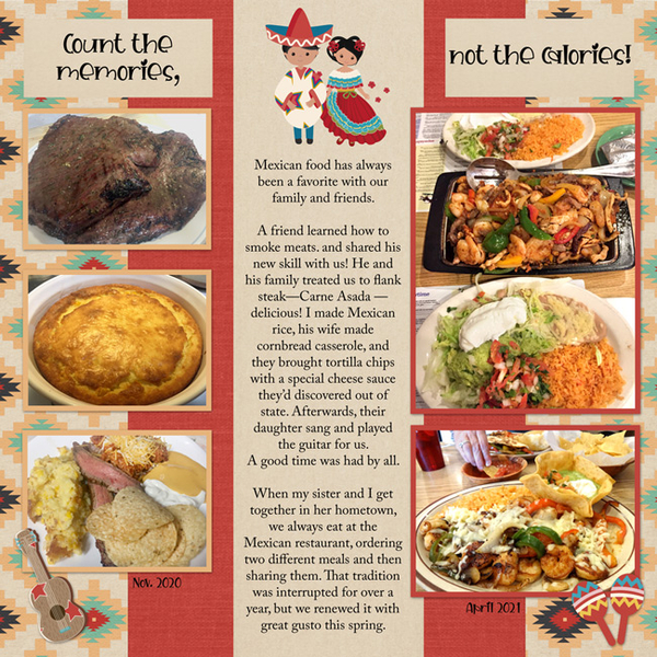 Quote Challenge-Count the Memories-Mexican Food!