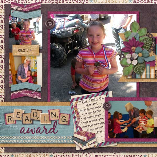 Rachel Reading Award