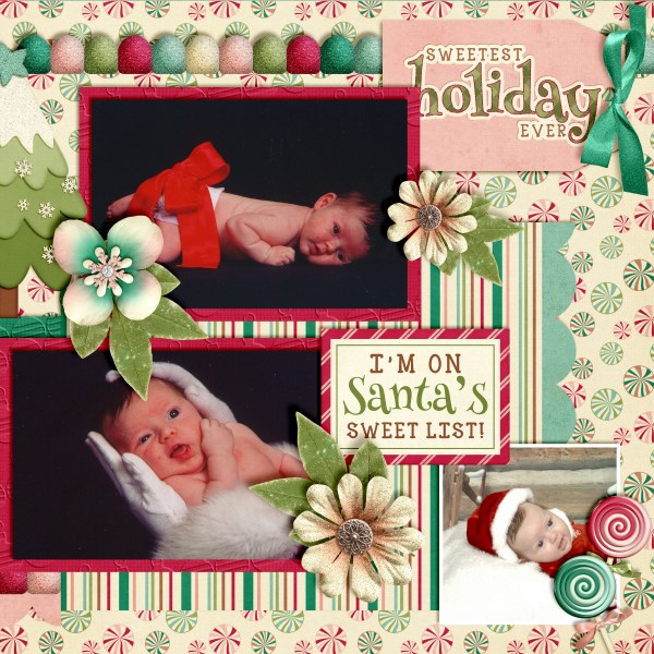 Rachel's First Christmas, right