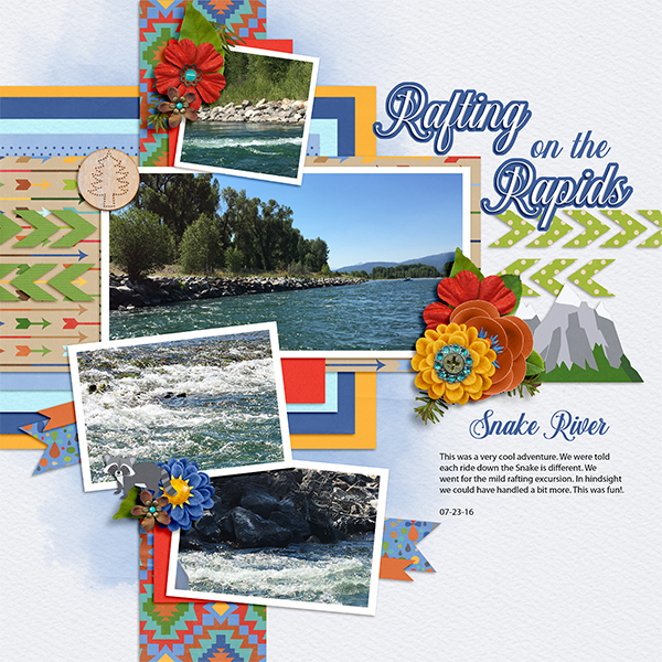 Rafting on the Rapids- Snake River