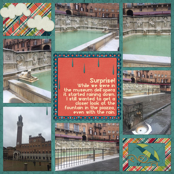Rain in Siena