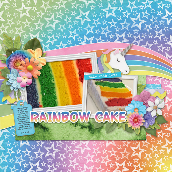 Rainbow Cake