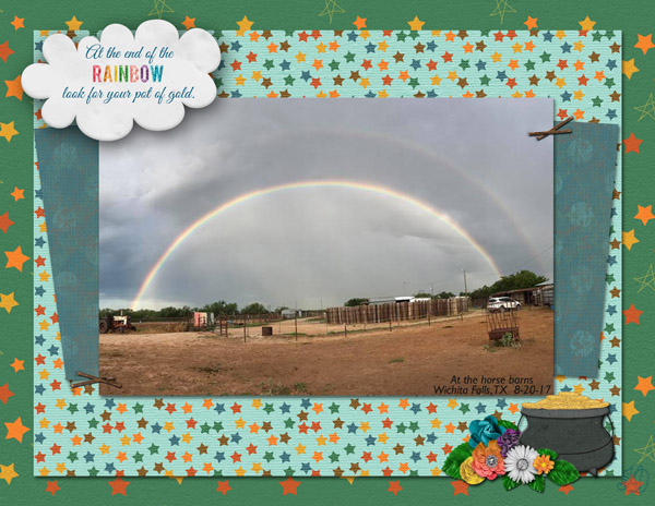 Rainbow in Texas