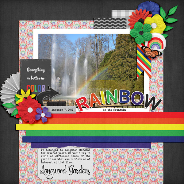 Rainbow in the Fountain