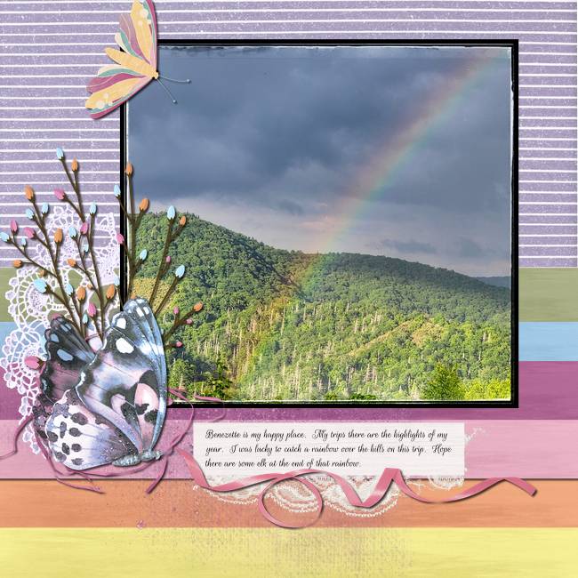 Rainbow over Benezette
