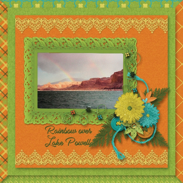 Rainbow over Lake Powell