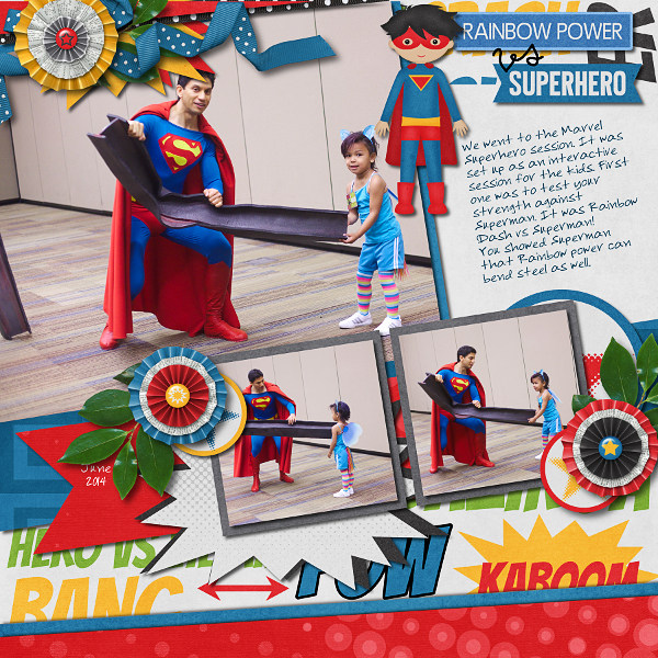 Rainbow Power vs Superhero