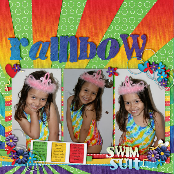 Rainbow Swim Suit