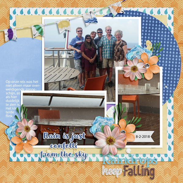 Rainy day on the boat
